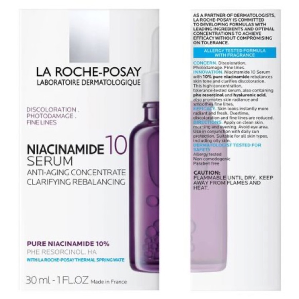 BNIB - La Roche Posay Niacinamide B9 Anti-Aging Face Serum - 1.01 fl oz - Picture 2 of 5